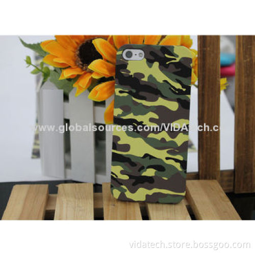 Camouflage Rubber Oil Print/Water-transfer Printed PC Case for iPhone 6/6S, Manufacturer
